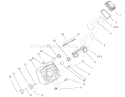 Dash Assembly Diagram and Parts List for 73580 210000001-210999999 - 2001 Toro Lawn Tractor