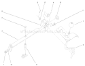 Hi-Lo Shift Assembly Diagram and Parts List for 73580 9900001-9999999 - 1999 Toro Lawn Tractor