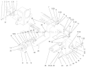 Attach-A-Matic and Hitch Diagram and Parts List for 73580 9900001-9999999 - 1999 Toro Lawn Tractor