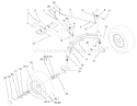 Tie Rods, Spindle and Front Axle Diagram and Parts List for 73580 9900001-9999999 - 1999 Toro Lawn Tractor