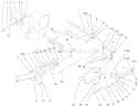 Attach-A-Matic and Hitch Diagram and Parts List for 73552 200000001-200999999 - 2000 Toro Lawn Tractor