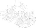 Bumper & Hood Support Assembly Diagram and Parts List for 73552 200000001-200999999 - 2000 Toro Lawn Tractor