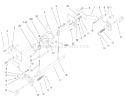 Hydro Lift Lower Assembly Diagram and Parts List for 73552 200000001-200999999 - 2000 Toro Lawn Tractor