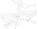 Cruise Control Assembly Diagram and Parts List for 73552 200000001-200999999 - 2000 Toro Lawn Tractor