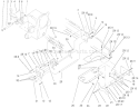Attach-A-Matic and Hitch Diagram and Parts List for 73590 210000001-210999999 - 2001 Toro Lawn Tractor