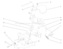 Cruise Control Assembly Diagram and Parts List for 73590 210000001-210999999 - 2001 Toro Lawn Tractor