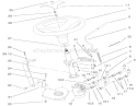 Power Steering & Tilt Assembly Diagram and Parts List for 73590 210000001-210999999 - 2001 Toro Lawn Tractor