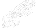 Smart Turn Rear Assembly Diagram and Parts List for 73590 210000001-210999999 - 2001 Toro Lawn Tractor
