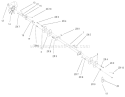 Drive Shaft Assembly Diagram and Parts List for 73590 210000001-210999999 - 2001 Toro Lawn Tractor