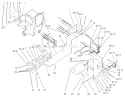 Attach-A-Matic and Hitch Diagram and Parts List for 73590 230000001-230999999 - 2003 Toro Lawn Tractor