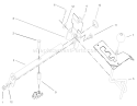 Hi-Lo Shift Assembly Diagram and Parts List for 73590 230000001-230999999 - 2003 Toro Lawn Tractor