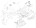 Hood & Headlight Assembly Diagram and Parts List for 73590 230000001-230999999 - 2003 Toro Lawn Tractor