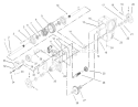 Hydro Transaxle Assembly Diagram and Parts List for 73590 230000001-230999999 - 2003 Toro Lawn Tractor