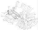 Bumper and Hood Support Diagram and Parts List for 73590 230000001-230999999 - 2003 Toro Lawn Tractor