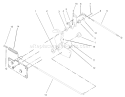 Parking Brake Lower Assembly Diagram and Parts List for 73590 230000001-230999999 - 2003 Toro Lawn Tractor