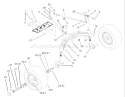 Tie Rods, Spindle and Front Axle Diagram and Parts List for 73590 230000001-230999999 - 2003 Toro Lawn Tractor