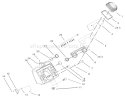 Dash Assembly Diagram and Parts List for 73590 230000001-230999999 - 2003 Toro Lawn Tractor
