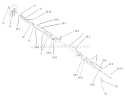 Drive Shaft Assembly Diagram and Parts List for 73590 230000001-230999999 - 2003 Toro Lawn Tractor