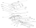 Fender and Fuel System Assembly Diagram and Parts List for 73552 9900001-9999999 - 1999 Toro Lawn Tractor