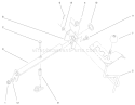 Hi-Lo Shift Assembly Diagram and Parts List for 73552 9900001-9999999 - 1999 Toro Lawn Tractor