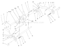 Hydro Lift Lower Assembly Diagram and Parts List for 73552 9900001-9999999 - 1999 Toro Lawn Tractor