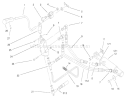 Hydro Lift Upper Assembly Diagram and Parts List for 73552 9900001-9999999 - 1999 Toro Lawn Tractor