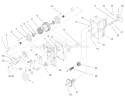 Hydro Transaxle Assembly Diagram and Parts List for 73552 9900001-9999999 - 1999 Toro Lawn Tractor