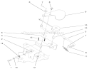 Cruise Control Assembly Diagram and Parts List for 73552 9900001-9999999 - 1999 Toro Lawn Tractor