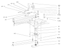 Power Steering Lower Assembly Diagram and Parts List for 73552 9900001-9999999 - 1999 Toro Lawn Tractor