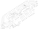 Smart Turn Rear Assembly Diagram and Parts List for 73552 9900001-9999999 - 1999 Toro Lawn Tractor