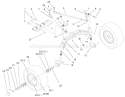 Tie Rods, Spindle and Front Axle Diagram and Parts List for 73552 9900001-9999999 - 1999 Toro Lawn Tractor