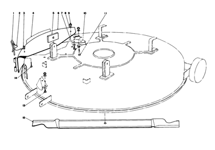Mulcher Kit Model 59155 (Optional) Diagram and Parts List for 56170 6000001 - 6999999 Toro Lawn Tractor Accessories