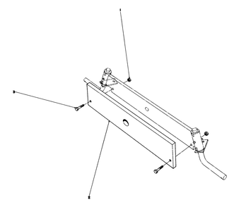 Counterweight Diagram and Parts List for 59044 5000001 - 5999999 Toro Lawn Tractor