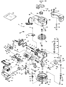 Engine Tecumseh Model No. Tvs100-44012b Diagram and Parts List for 16575C 8000001 - 8999999 Toro Lawn Mower