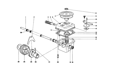 Gear Case Assembly Diagram and Parts List for 20562 6000001 - 6999999 Toro Lawn Mower