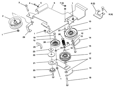 Part Location Diagram of 92-7022-03 Toro Guide-Belt