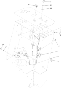 Engine Wire Harness Assembly Diagram and Parts List for 22972 402461470 - 404709999 Toro Lawn Tractor Accessories