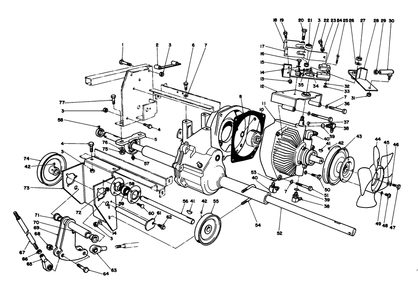 Part Location Diagram of 56-6910 Toro DISCONTINUED