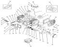 Engine Cylinder Block Assembly Diagram and Parts List for 74041 39000001-39999999 - 1993 Toro Lawn Tractor