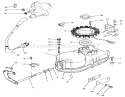 Gearcase & Ignition Assembly Diagram and Parts List for 74041 39000001-39999999 - 1993 Toro Lawn Tractor