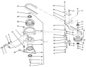 Pto Electric Clutch & Drive Assembly Diagram and Parts List for 74041 39000001-39999999 - 1993 Toro Lawn Tractor