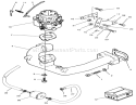 Carburetor & Intake Manifold Assembly Diagram and Parts List for 74041 39000001-39999999 - 1993 Toro Lawn Tractor