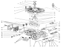 Transmission Assembly Eaton Model 781-016 Diagram and Parts List for 74041 39000001-39999999 - 1993 Toro Lawn Tractor