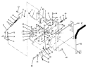 Transmission Controls Assembly Diagram and Parts List for 74041 39000001-39999999 - 1993 Toro Lawn Tractor