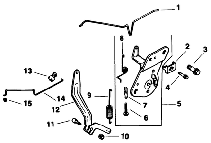 Engine Controls - Engine Kohler Model No. Cv14t-1412 Diagram and Parts List for 30175 39000001 - 39999999 Toro Lawn Tractor Accessories