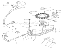 Gearcase & Ignition Assembly Diagram and Parts List for 74021 39000001-39999999 - 1993 Toro Lawn Tractor