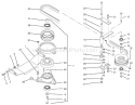 Pto Electric Clutch & Drive Assembly Diagram and Parts List for 74021 39000001-39999999 - 1993 Toro Lawn Tractor