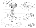 Carburetor & Intake Manifold Assembly Diagram and Parts List for 74021 39000001-39999999 - 1993 Toro Lawn Tractor