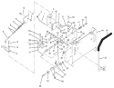 Transmission Controls Assembly Diagram and Parts List for 74021 39000001-39999999 - 1993 Toro Lawn Tractor