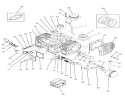 Engine Cylinder Block Assembly Diagram and Parts List for 74021 490001-499999 - 1994 Toro Lawn Tractor